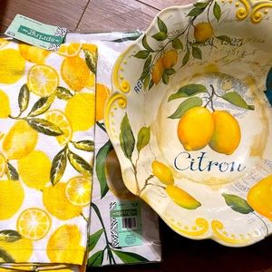 Lemon kitchen set